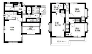 国分寺戸倉2丁目一戸建住宅の物件間取画像